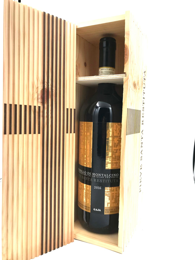 2016 Gaja Brunello di Montalcino "Pieve Santa Restituta" 1,5lt Magnum Wooden Box
