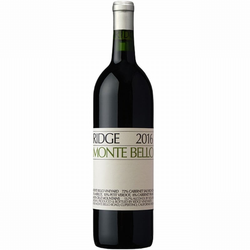 2016 Ridge Monte Bello