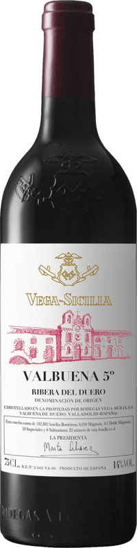 2018 Vega Sicilia Valbuena 5º 0,75lt.