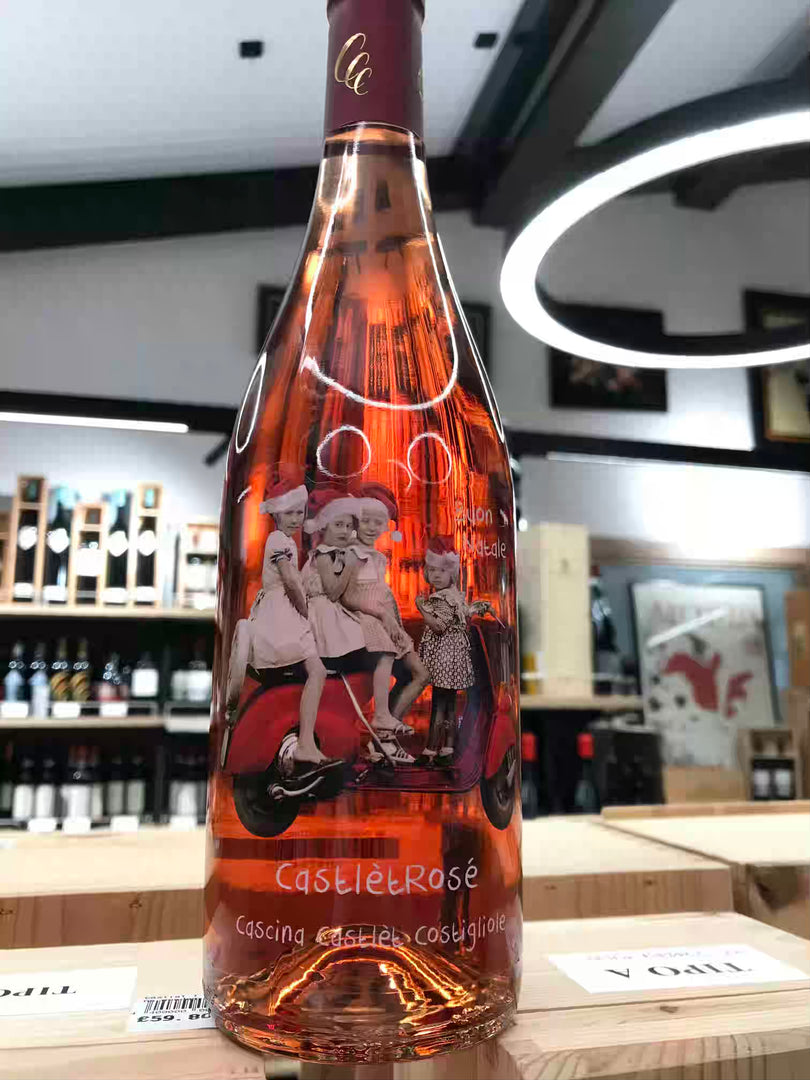 Cascina Castlet Rosé Christmas Label