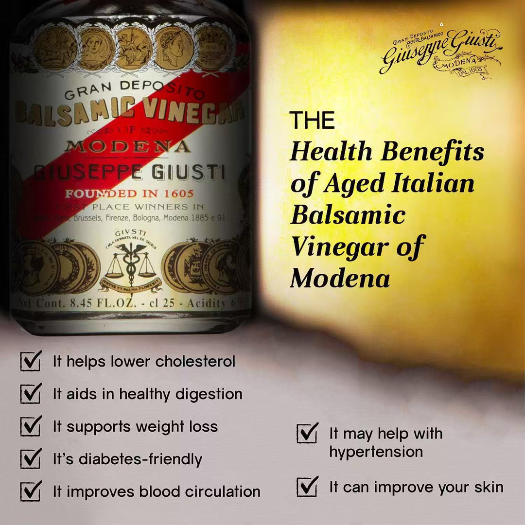 Giuseppe Giusti Balsamic Vinegar of Modena 5 Gold Medals Champagnotta 0,250 lt.