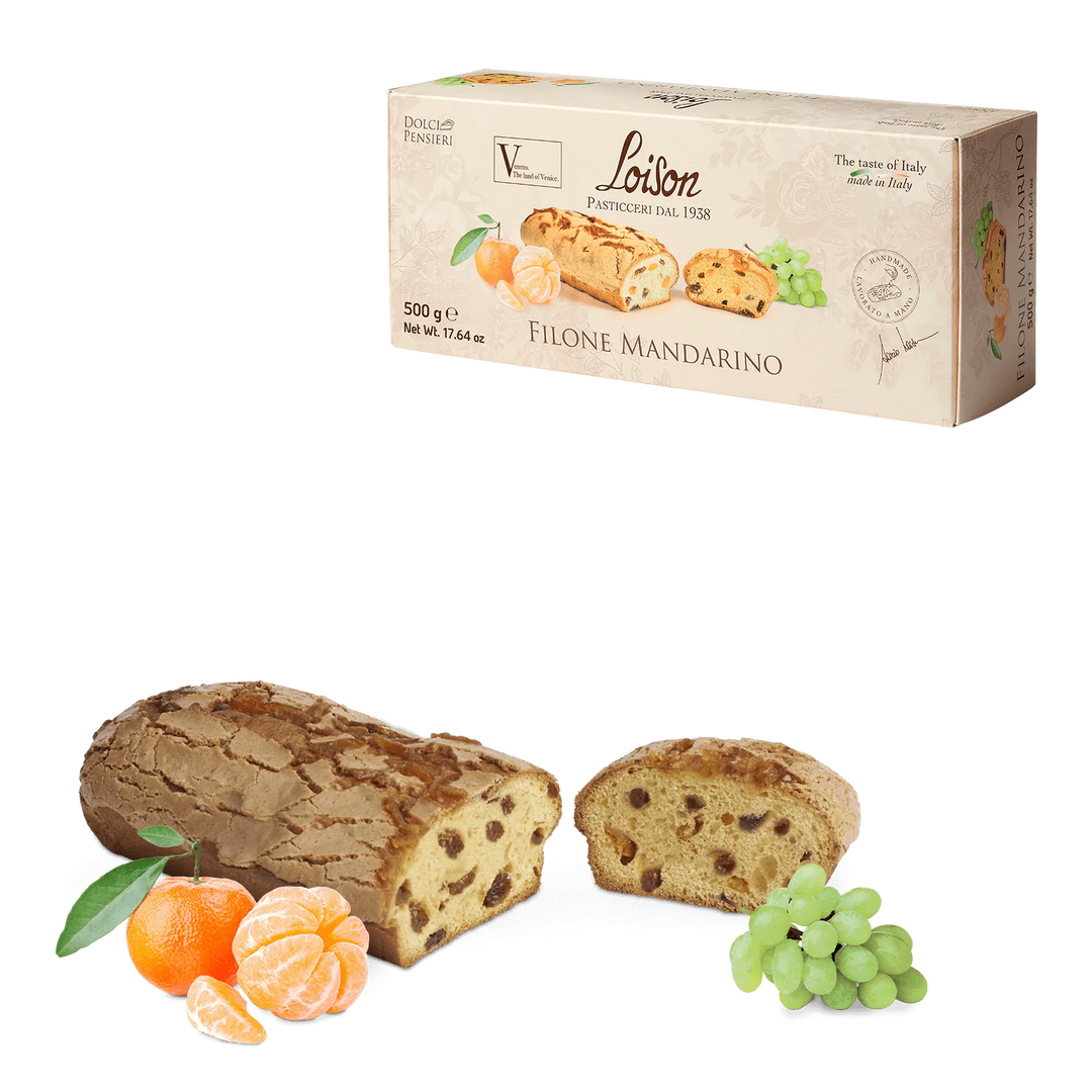 Filone Loison "Mandarino" 500gr.   (Loaf of Panettone late Mandarin from Ciaculli)