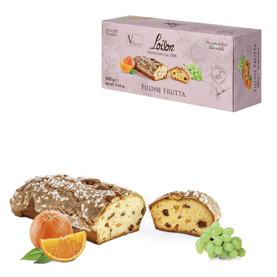 Filone Loison "Frutta" 500gr.    (Loaf of Panettone Fruits)