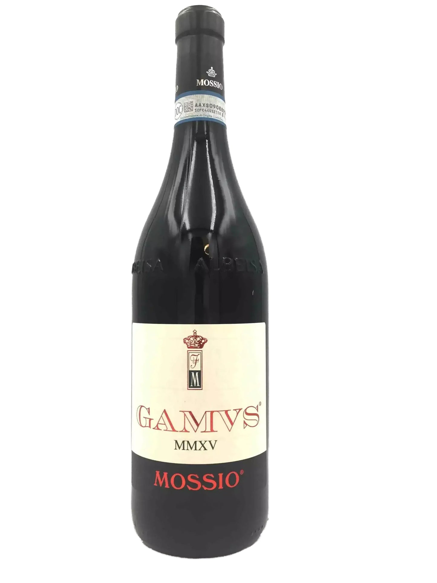 a bottle of wine with a label that reads "GAMV'S" and "MISSIO".