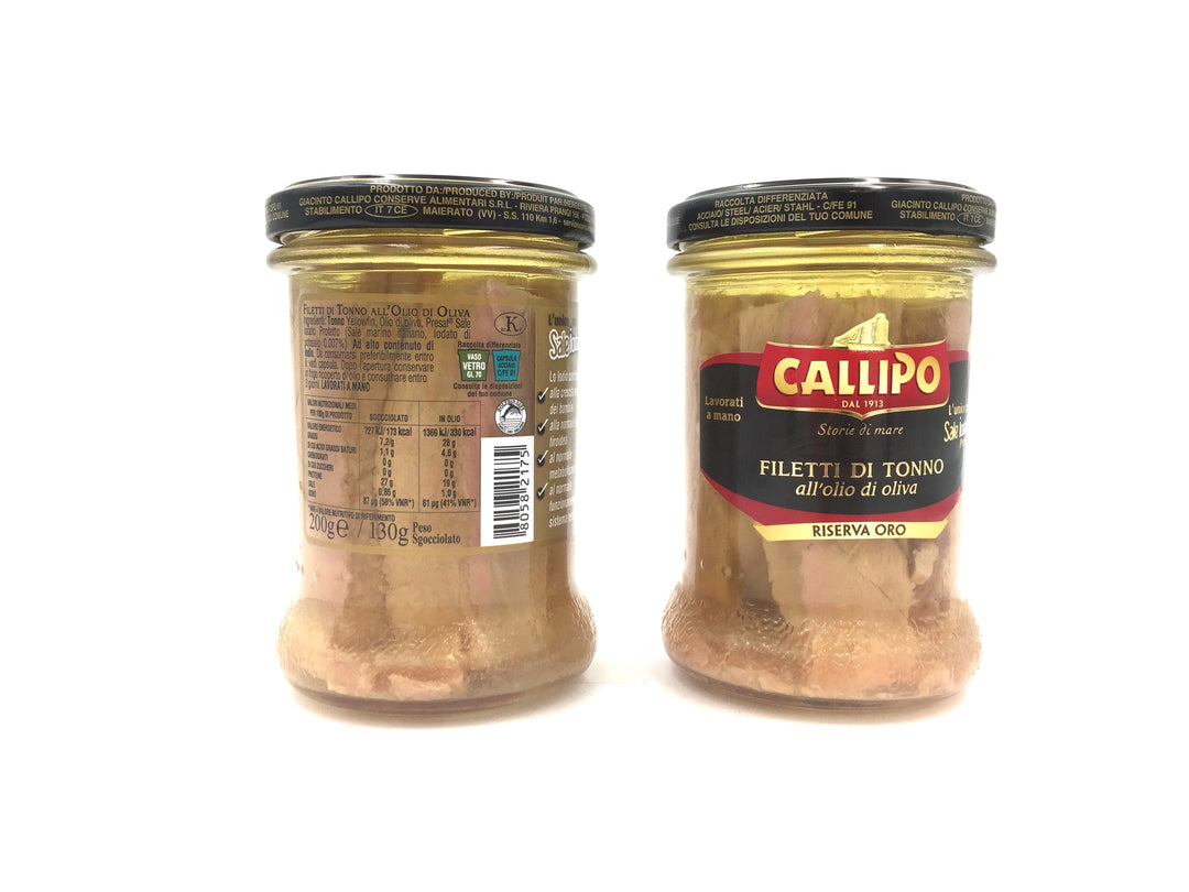 Callipo Fillet of Tuna Gold Reserve 200gr.